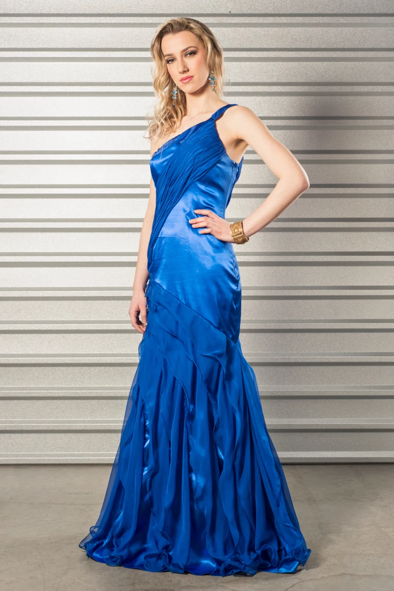Bottega Italian Living catalog — blue dress