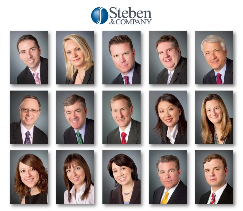 Complete Steben & Company headshot collection