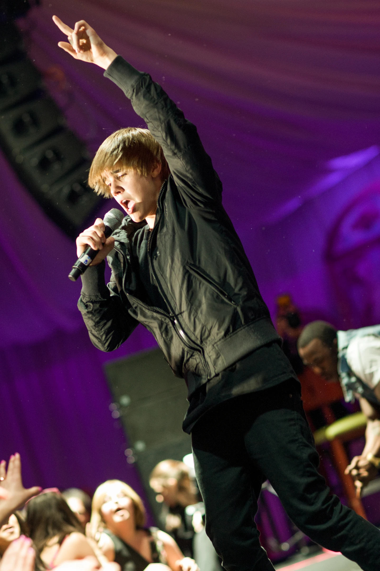 Justin Bieber performing live — concert photograph 3