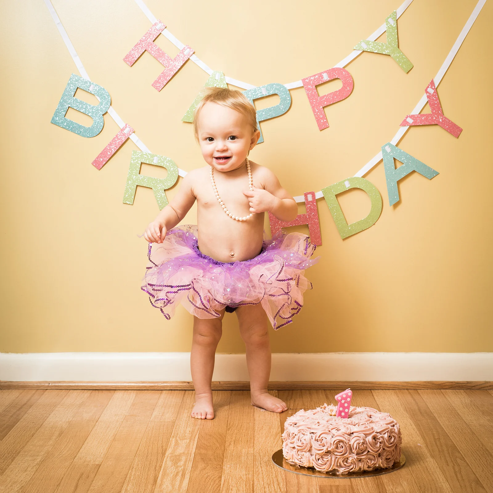First Birthday - Baby Portrait — archive photograph 1
