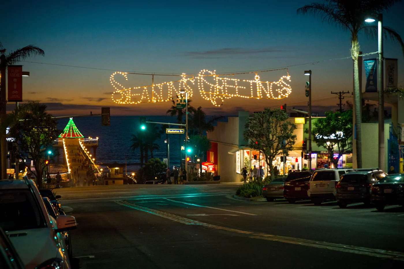 Christmas Time in Manhattan Beach, Los Angeles