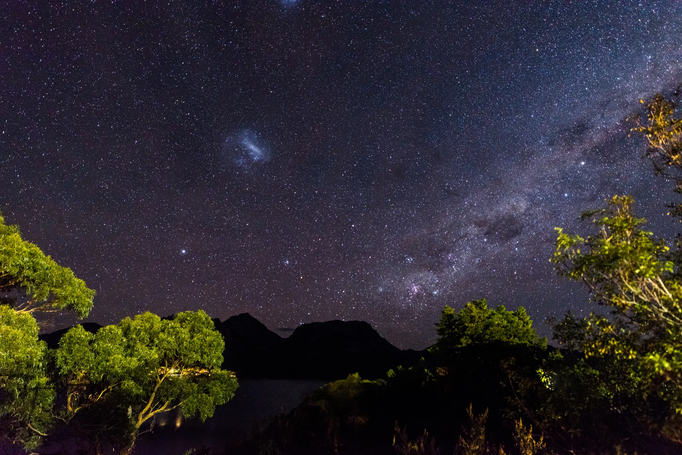 Night landscape from Tasmania