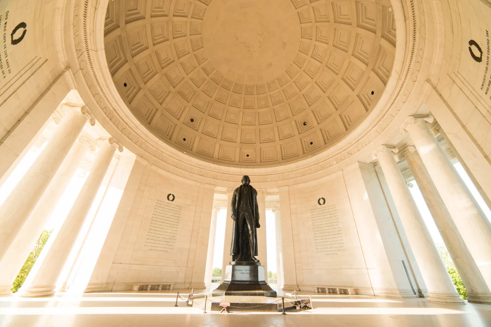 Interior of the Jefferson Memorial
