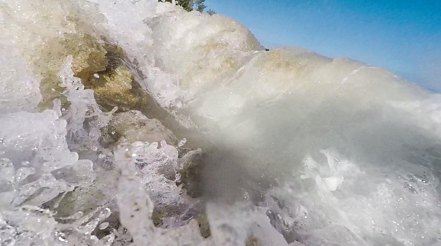Lumahai Beach - Screenshot from a GoPro